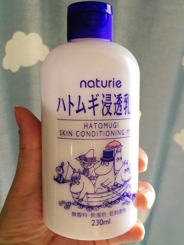 ハトムギ浸透乳液(ナチュリエ スキンコンディショニングミルク)  限定ムーミンデザイン 230mL/ナチュリエ/乳液を使ったクチコミ（1枚目）