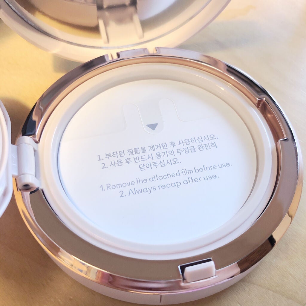 ダブルラスティング クッショングロウ/ETUDE/クッションファンデーションを使ったクチコミ(2枚目)