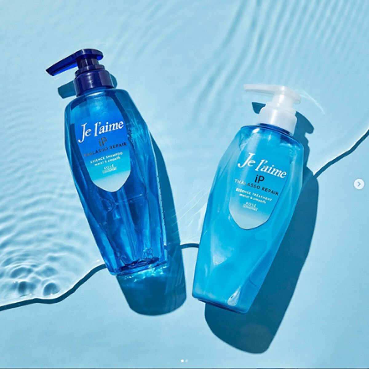 iP タラソリペア 補修美容液シャンプー/補修美容液トリートメント (ディープモイスト)/Je l'aime/市販シャンプーを使ったクチコミ(1枚目)