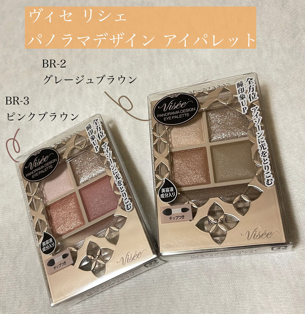 パノラマデザイン アイパレット/Visée/アイシャドウパレットを使ったクチコミ（2枚目）
