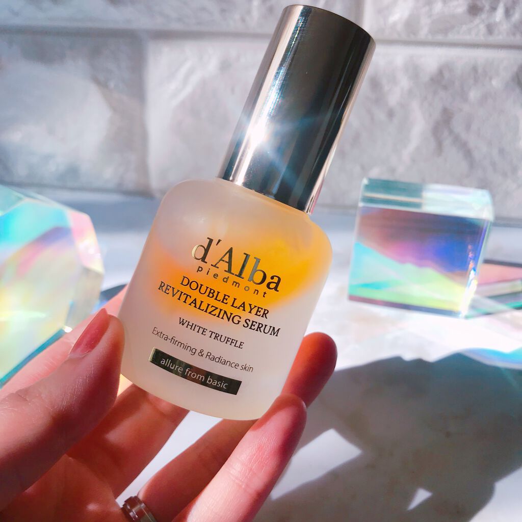 ホワイトトリュフダブルレイヤーリバイタライジングセラム/ダルバ/美容液を使ったクチコミ(2枚目)
