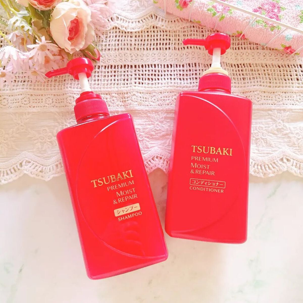 プレミアムモイスト シャンプー/ヘアコンディショナー/TSUBAKI/市販シャンプー by sakura