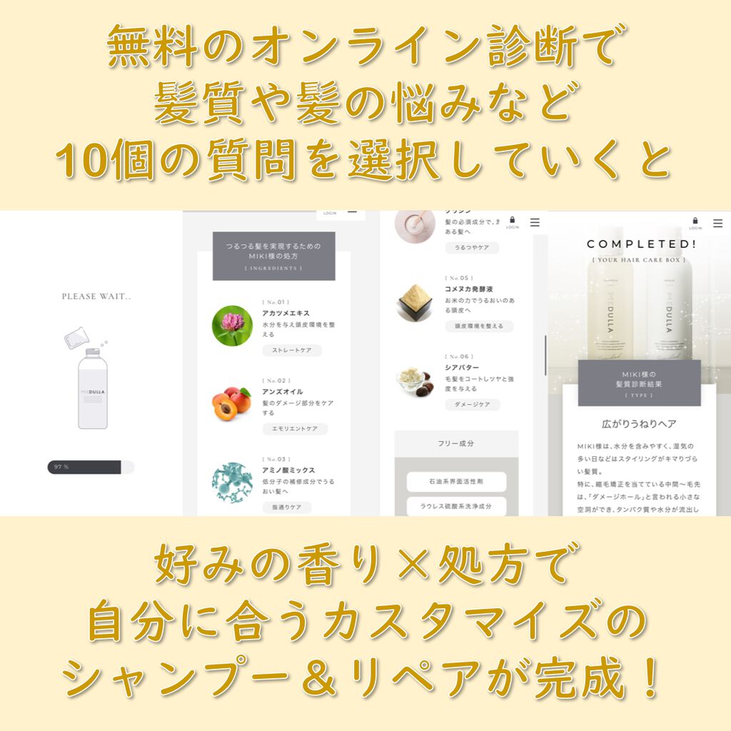 SHAMPOO &amp; REPAIR/MEDULLA/市販シャンプーを使ったクチコミ（2枚目）