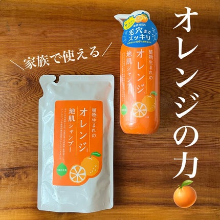 植物生まれのオレンジ地肌シャンプーS/オレンジ果汁トリートメントN/石澤研究所/市販シャンプーを使ったクチコミ(1枚目)