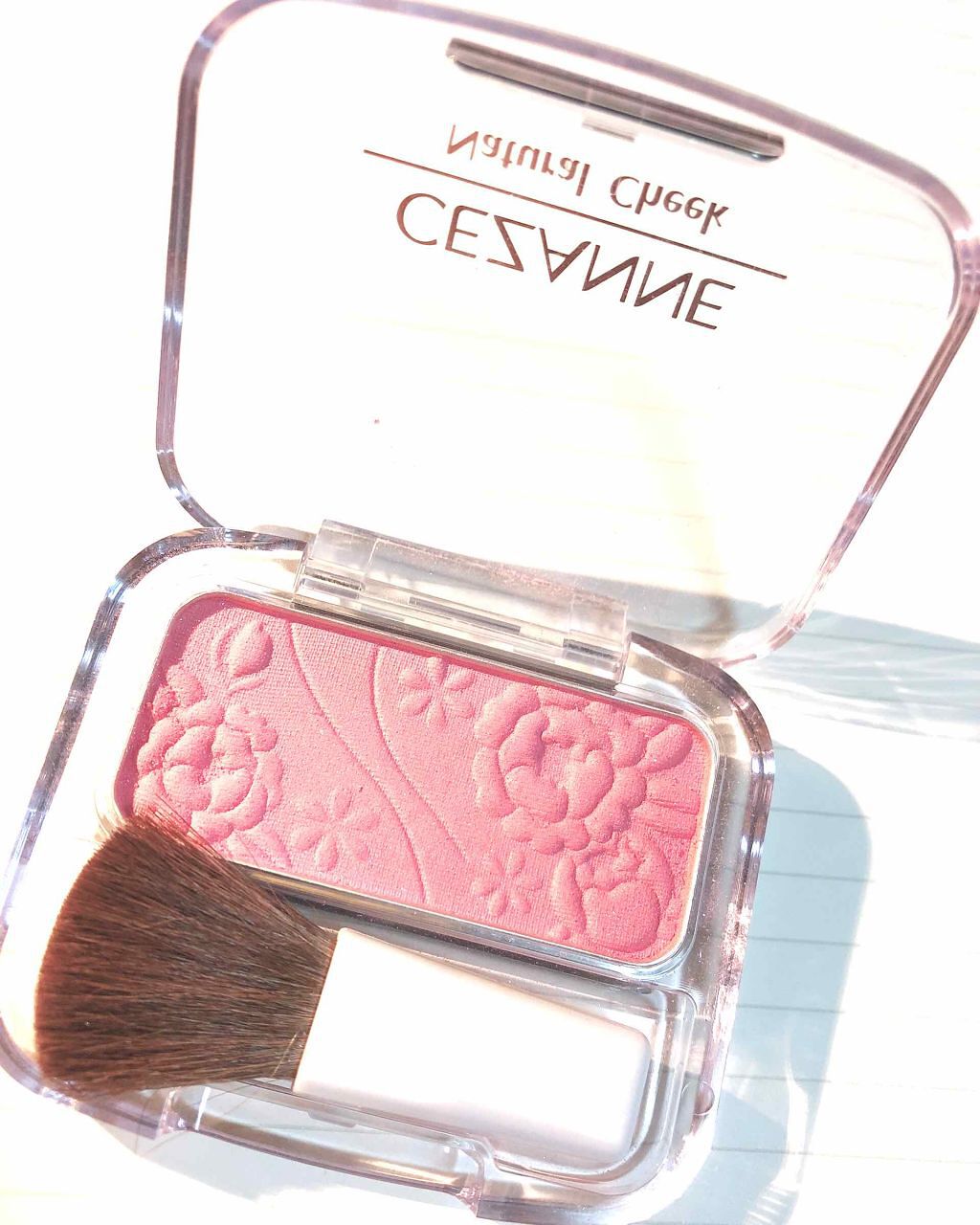 ナチュラル チークN/CEZANNE/パウダーチークを使ったクチコミ（2枚目）