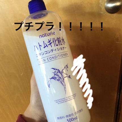ハトムギ化粧水(ナチュリエ スキンコンディショナー R )/ナチュリエ/化粧水を使ったクチコミ(1枚目)
