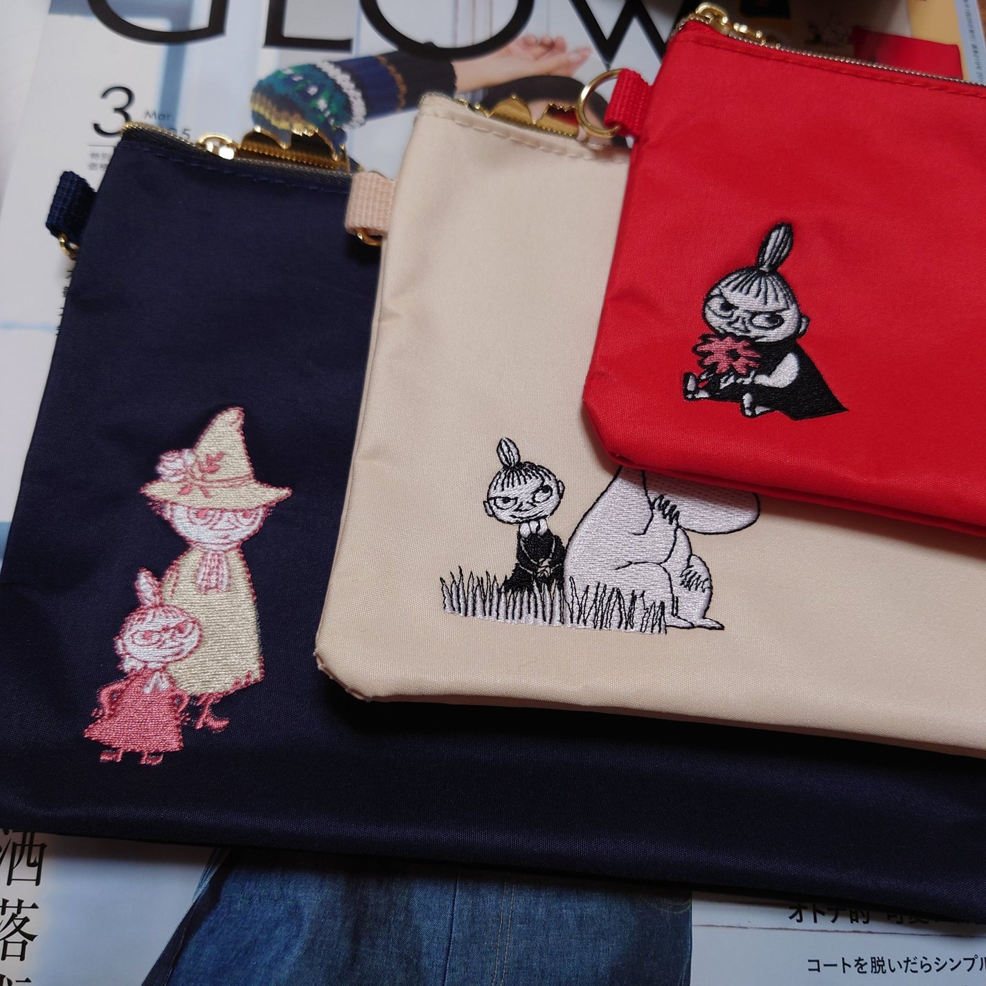 美容好きナースまりる on LIPS 「GLOW20253月号MOOMIN ストラップ付きポーチセット..」(1枚目)