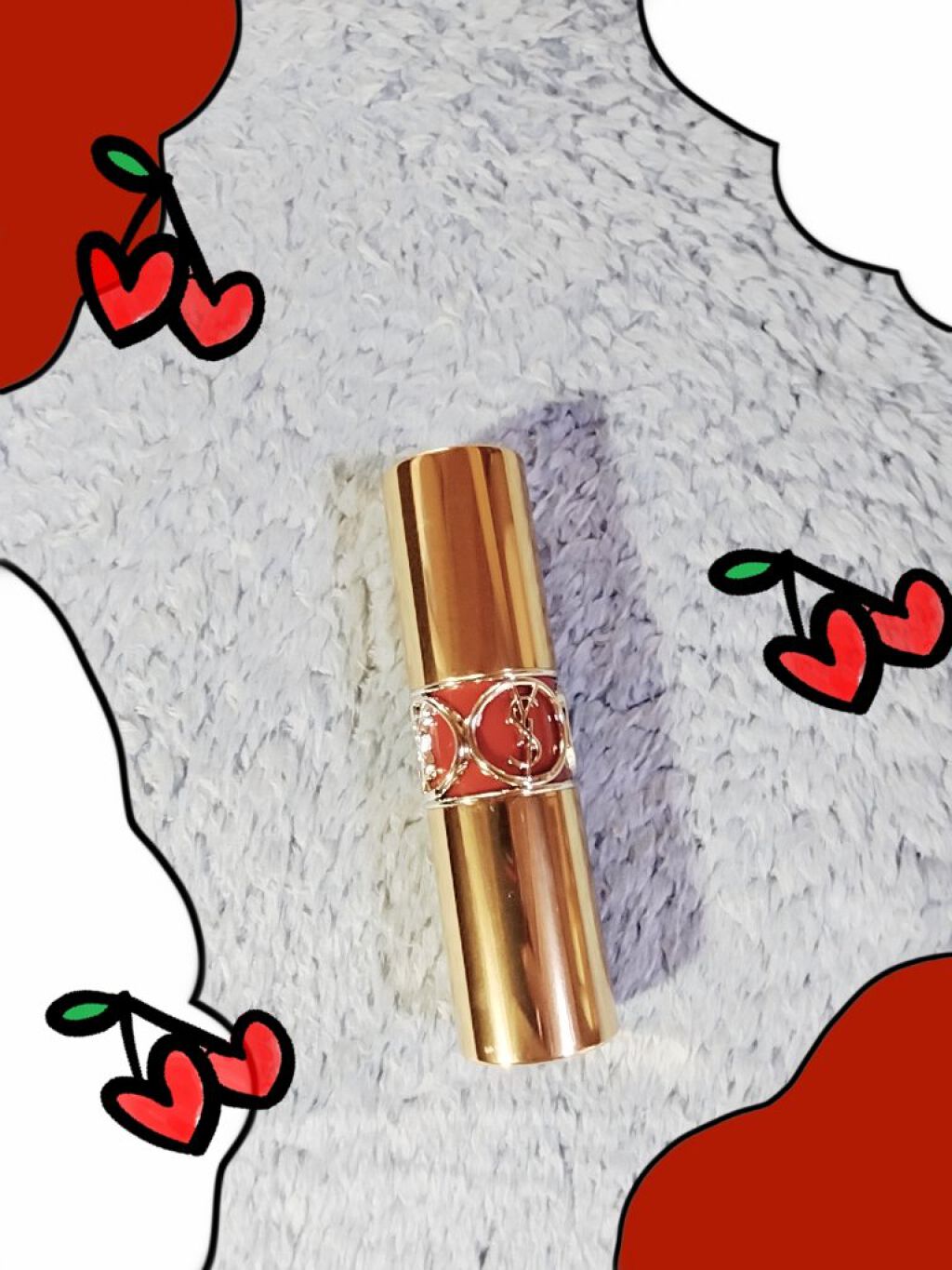 ルージュ ヴォリュプテ シャイン/YVES SAINT LAURENT BEAUTE/口紅を使ったクチコミ（1枚目）