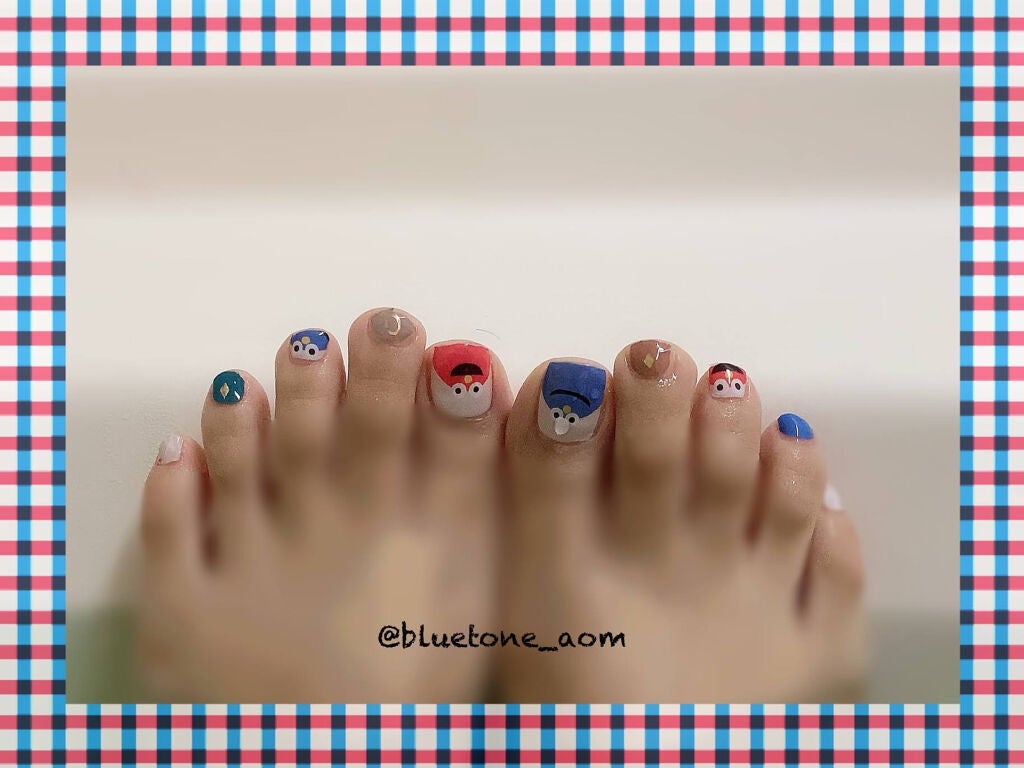 ネイルシール/Qoo10/ネイルシールを使ったクチコミ(5枚目)