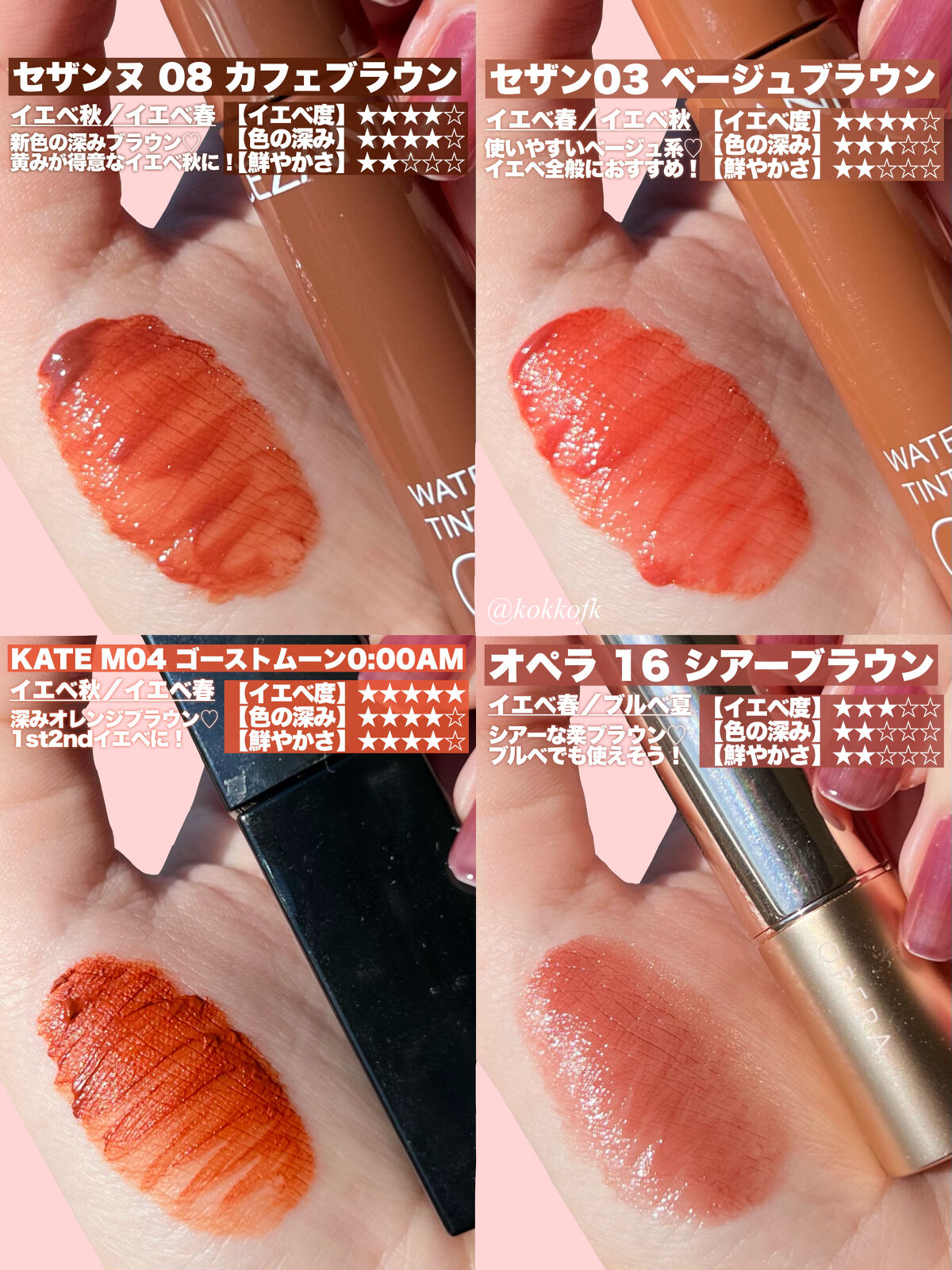 オペラ リップティント N/OPERA/リップティントを使ったクチコミ（2枚目）