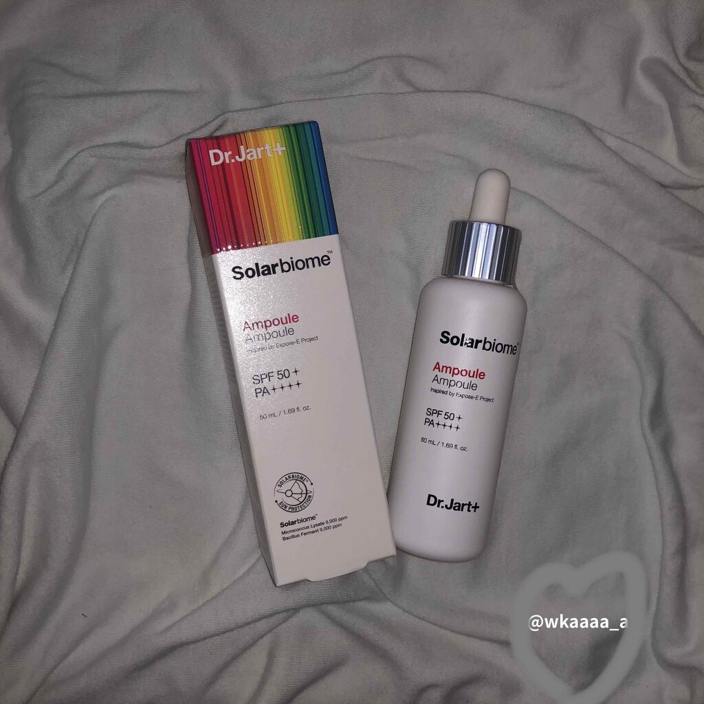 ドクタージャルト ソーラーバイオームアンプル/Dr.Jart＋/美容液を使ったクチコミ（1枚目）