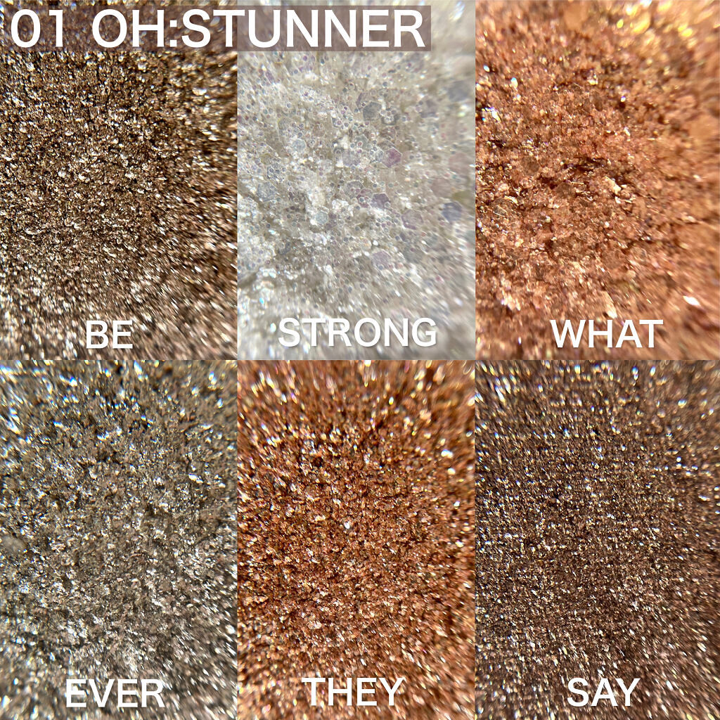 オーマイグリッターポップ/ABOUT TONE/アイシャドウパレットを使ったクチコミ（3枚目）