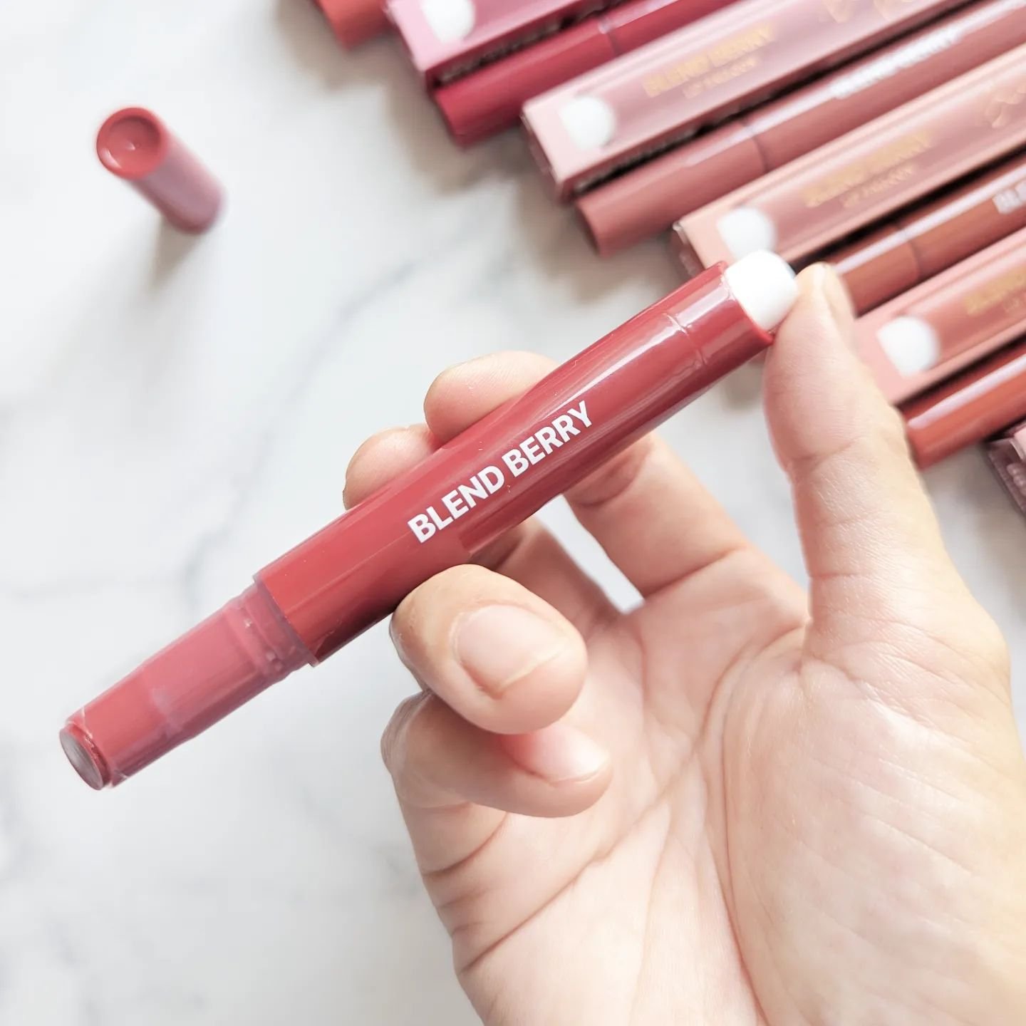 ブレンドベリー リップバルーン/BLEND BERRY/口紅を使ったクチコミ（3枚目）