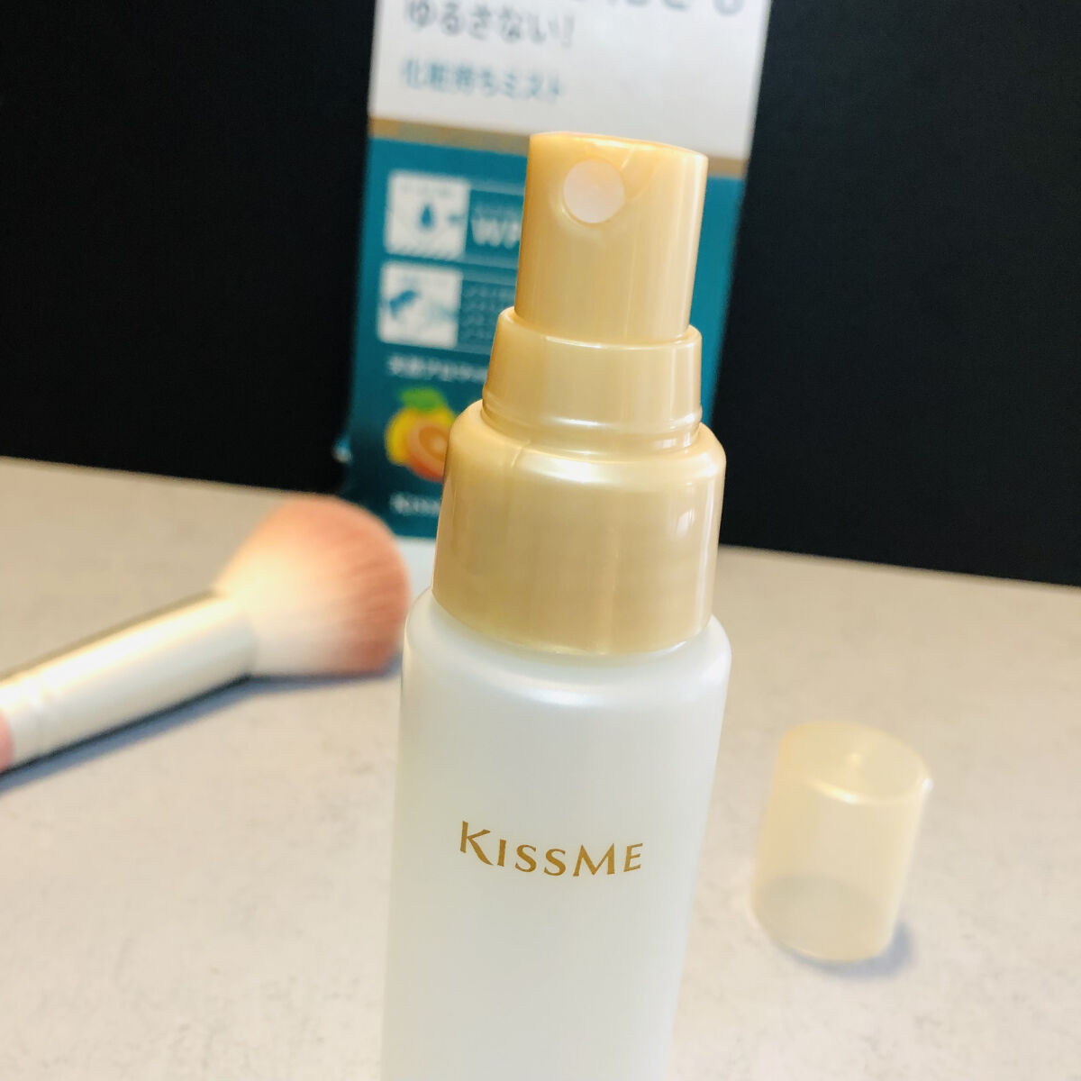 化粧持ちミスト/キスミー/ミスト状化粧水を使ったクチコミ（3枚目）