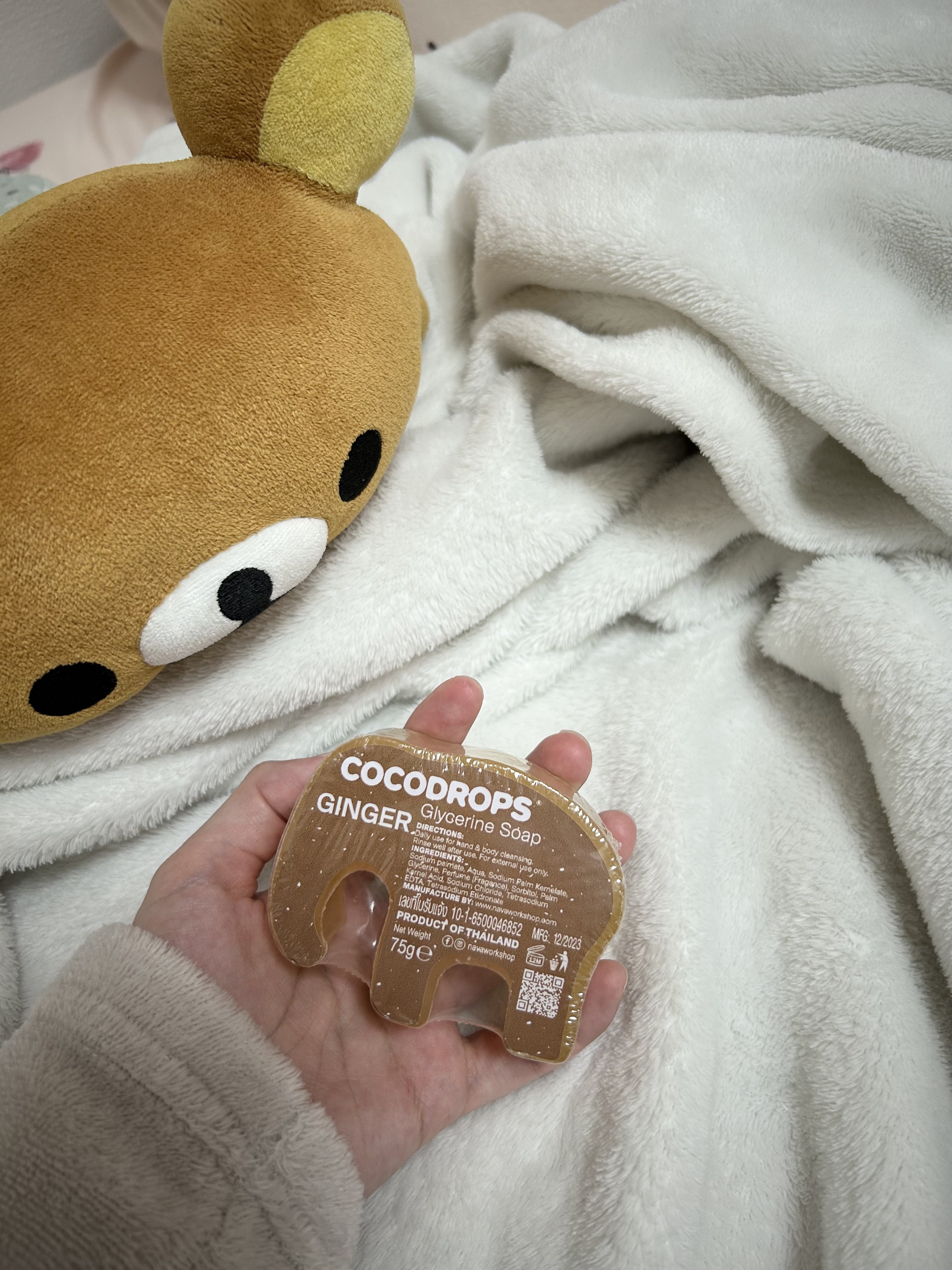 タイのロフトで購入しました！

香りも良く、形もゾウさんでかわいいです🐘

大きいのでなかなか減らないです✨