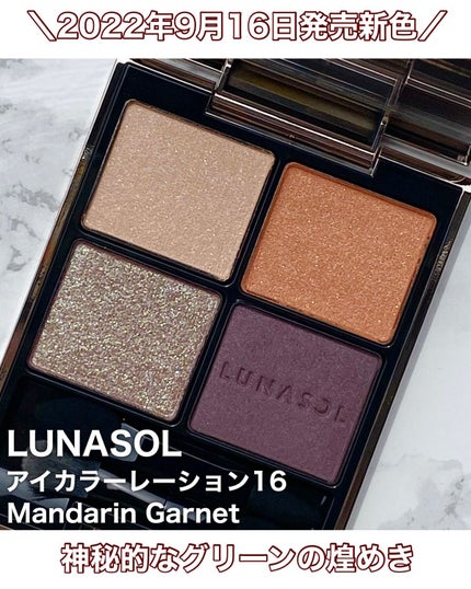アイカラーレーション/LUNASOL/アイシャドウパレットを使ったクチコミ(1枚目)