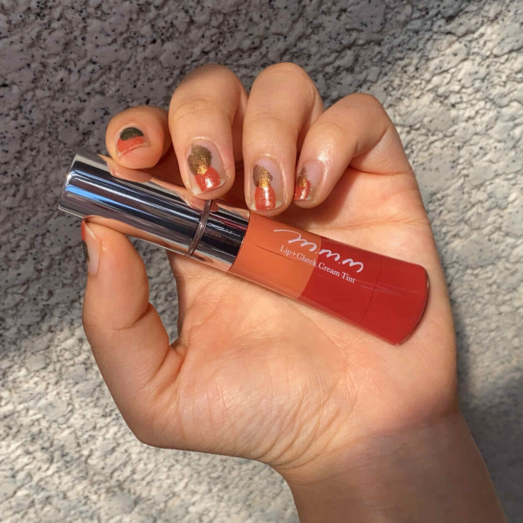 リップ＋チーク クリームティント/m.m.m/口紅を使ったクチコミ（1枚目）