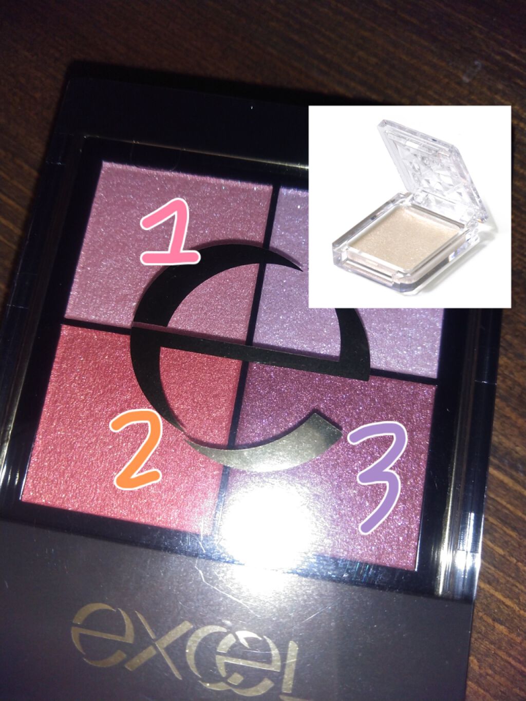 ジュエルスターアイズ/キャンメイク/ジェル・クリームアイシャドウを使ったクチコミ（3枚目）