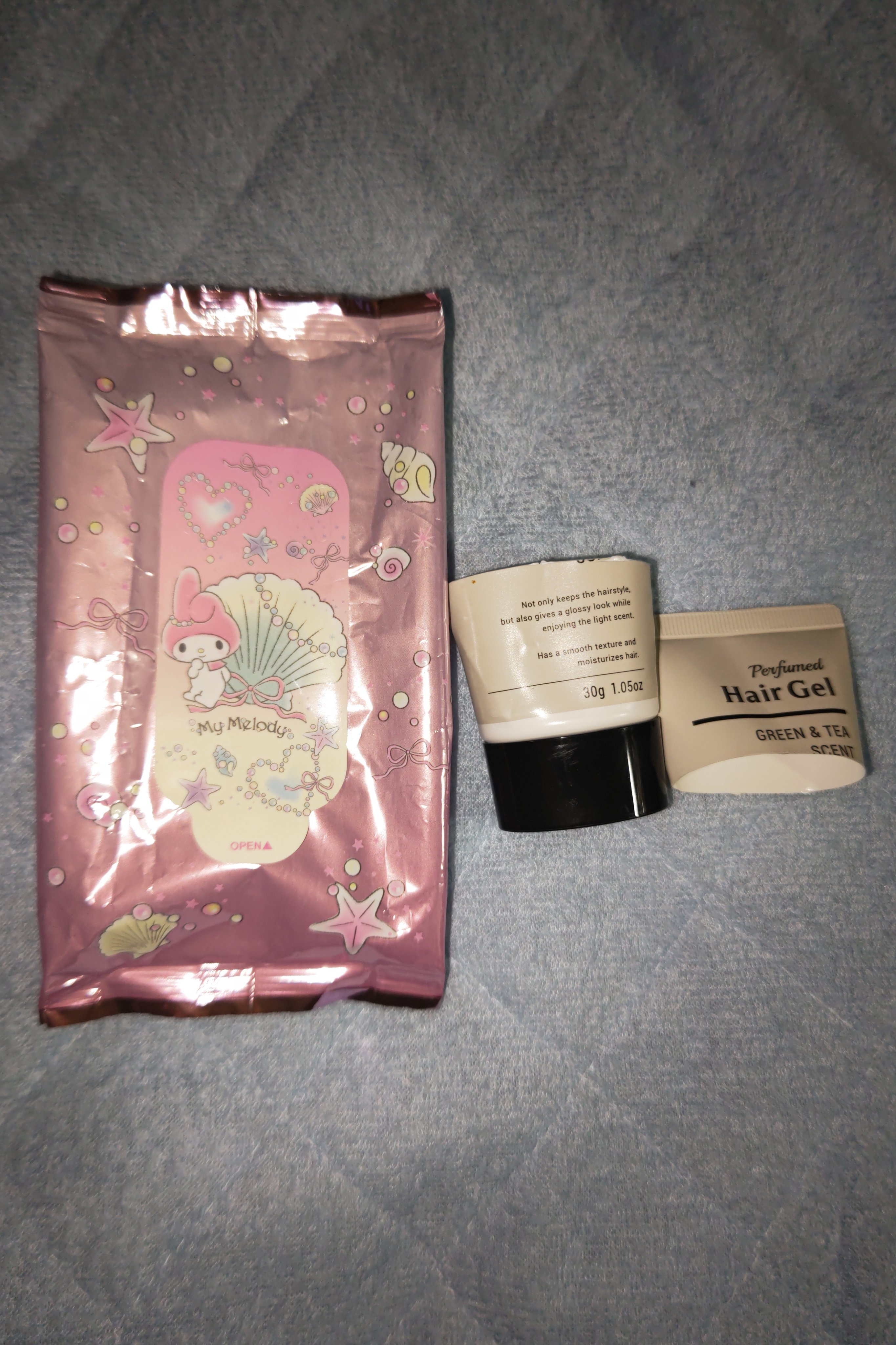 香水ヘアジェル JM(グリーン＆ティーの香り)/DAISO/ヘアジェルを使ったクチコミ（2枚目）