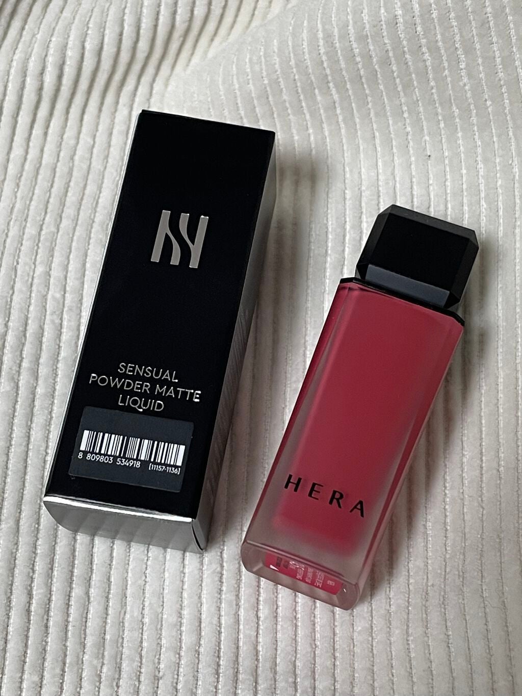 センシュアルパウダーマットリキッド/HERA/口紅を使ったクチコミ(1枚目)