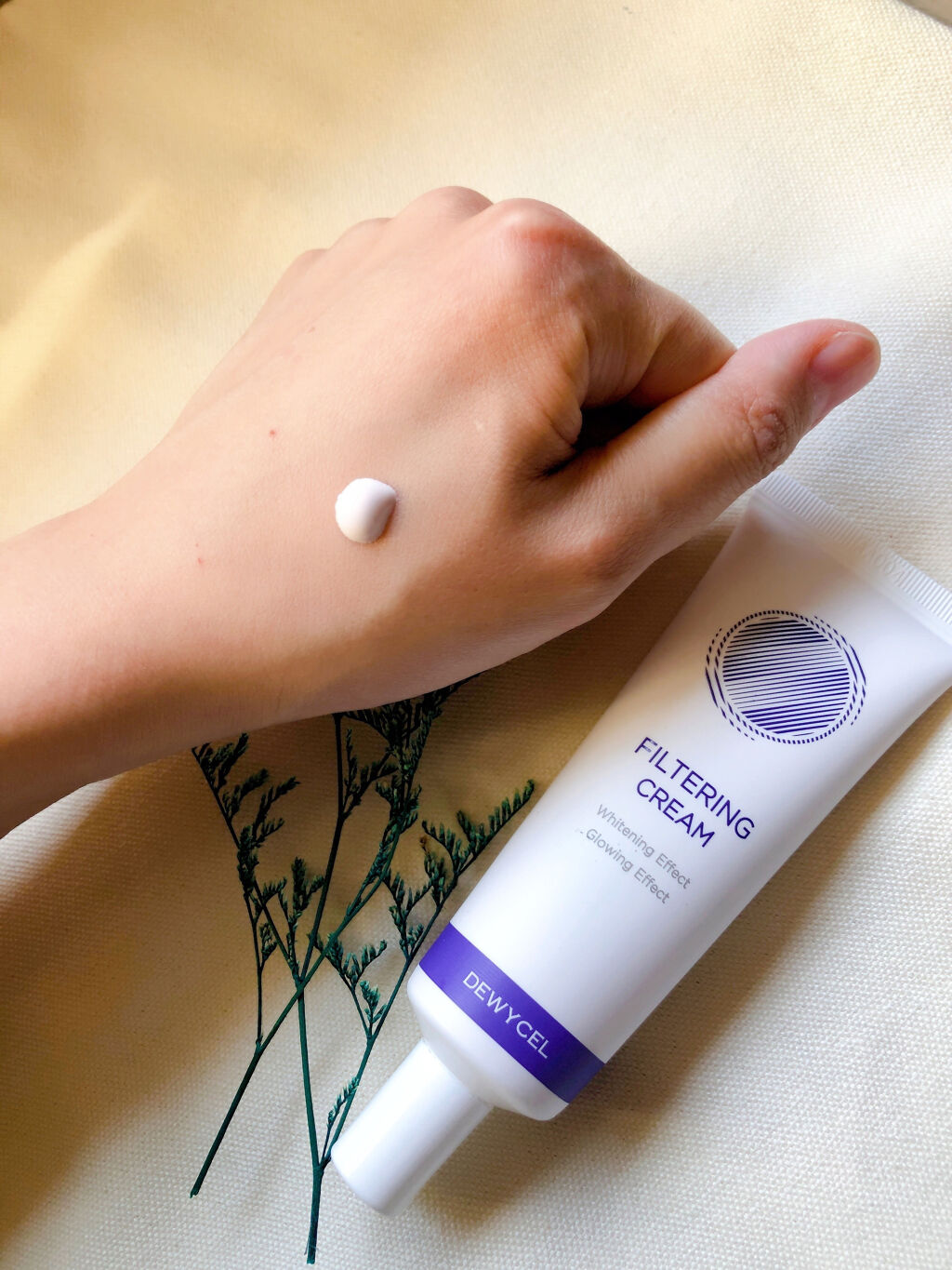 フィルタリングクリーム/DEWYCEL/日焼け止めクリームを使ったクチコミ（2枚目）