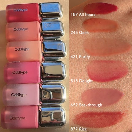 UNSEEN BLUR TINT/Oddtype/口紅を使ったクチコミ(3枚目)