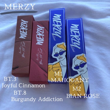 ブラー フィット ティント/MERZY/口紅を使ったクチコミ（2枚目）