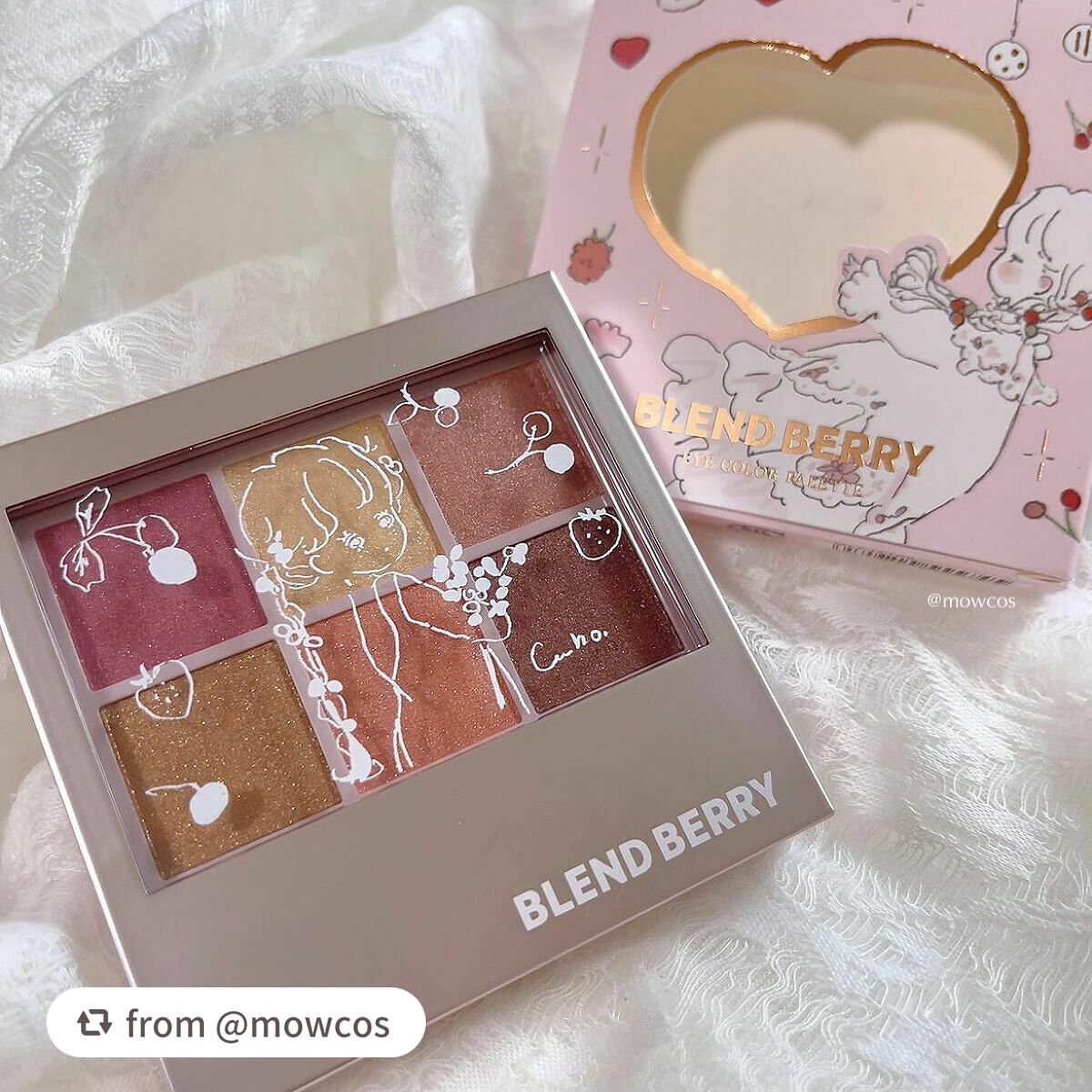 オーラクリエイション/BLEND BERRY/アイシャドウパレットを使ったクチコミ(2枚目)