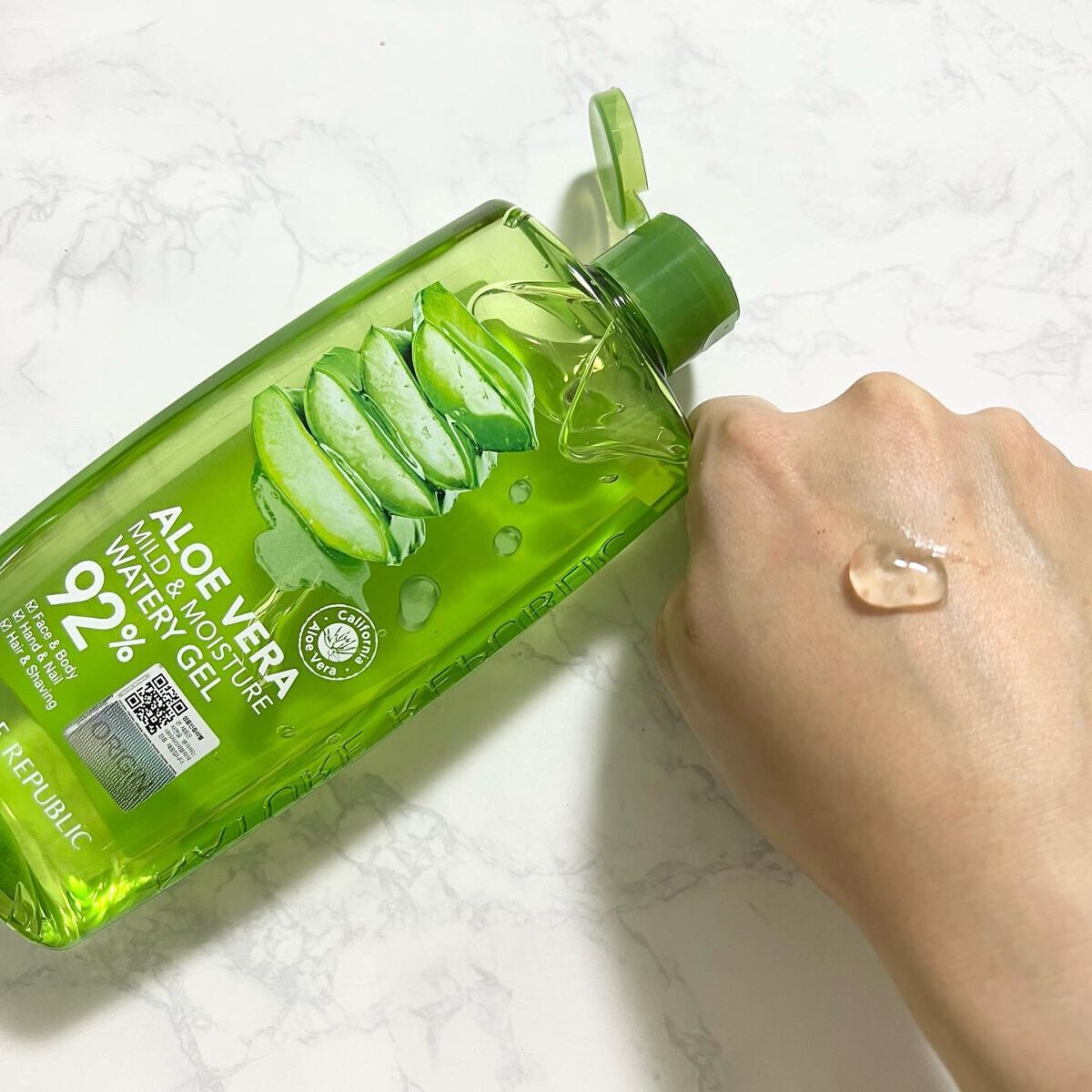 スージングジェルマスクシート/ネイチャーリパブリック/シートマスク・パックを使ったクチコミ（2枚目）