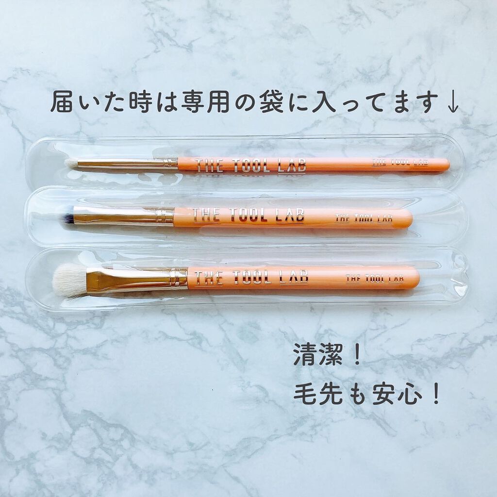 202 オールオーバーアイシャドウ ブラシM/THE TOOL LAB/メイクブラシを使ったクチコミ(2枚目)