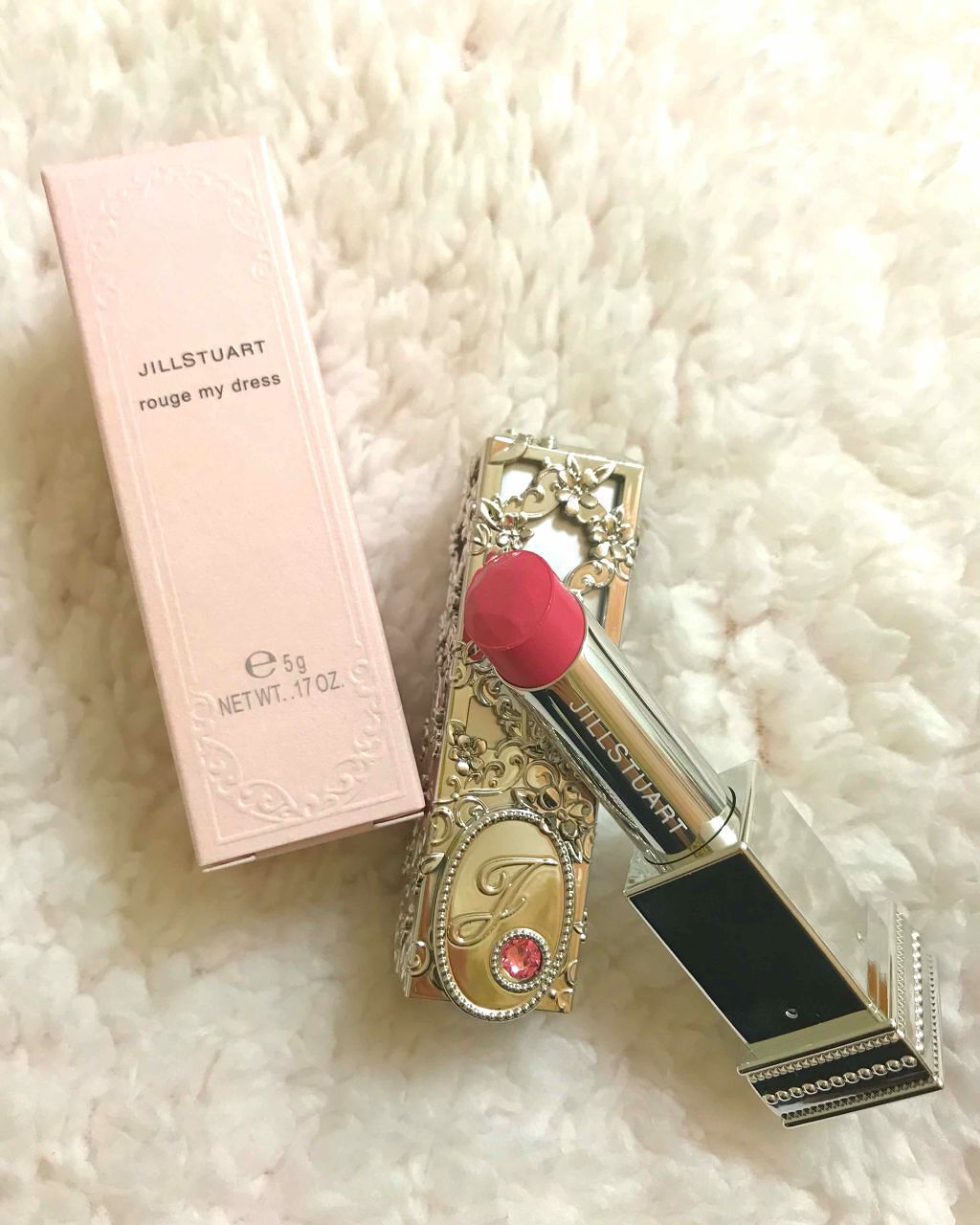ルージュ マイドレス/JILL STUART/口紅を使ったクチコミ(1枚目)
