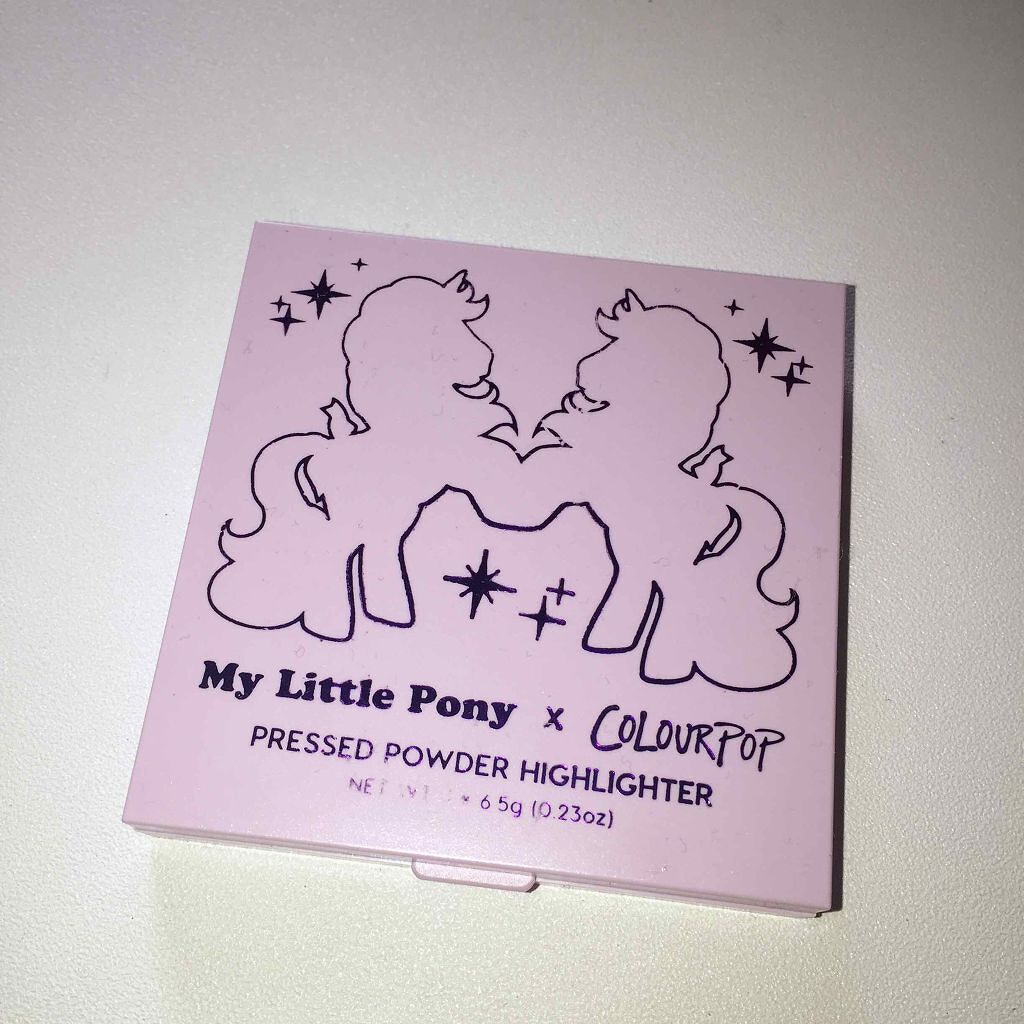  プレストパウダーハイライター/ColourPop/パウダーハイライトを使ったクチコミ（1枚目）