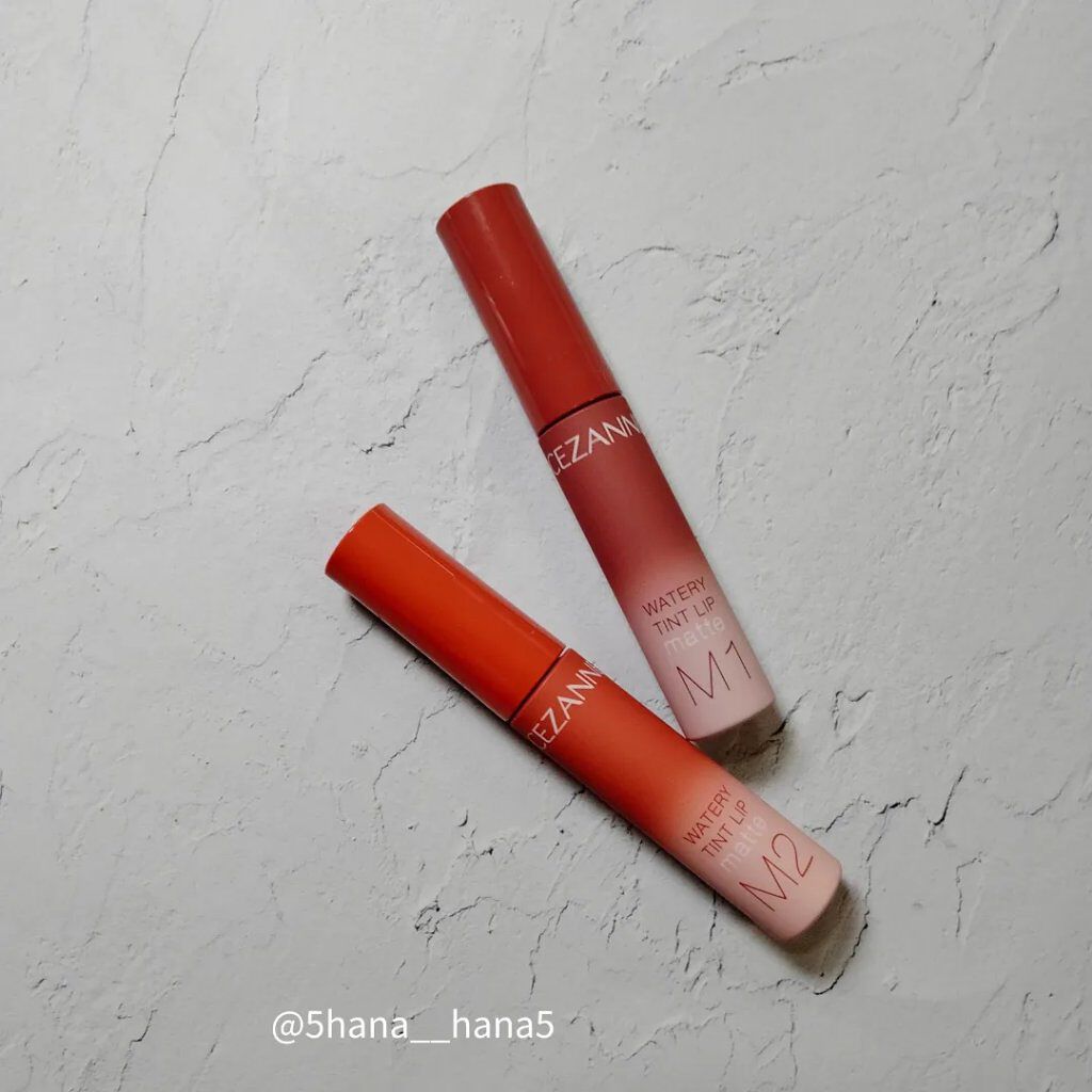 ウォータリーティントリップ マット/CEZANNE/リップティントを使ったクチコミ（1枚目）