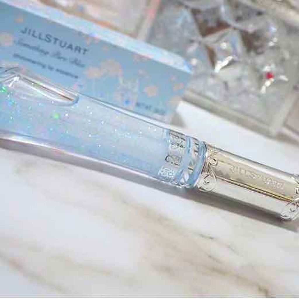 サムシングピュアブルー シマリング リップエッセンス/JILL STUART/リップケアを使ったクチコミ（1枚目）