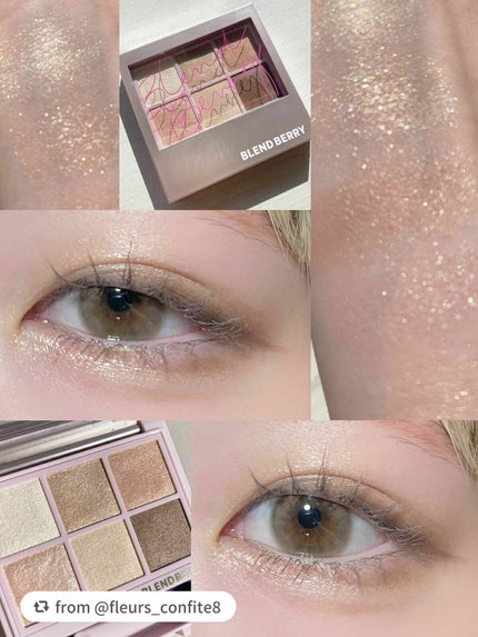 オーラクリエイション/BLEND BERRY/アイシャドウパレットを使ったクチコミ(5枚目)