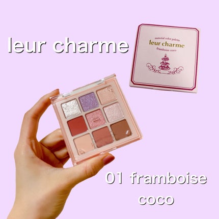 マテリアルカラーパレット/leur charme/アイシャドウパレットを使ったクチコミ(1枚目)