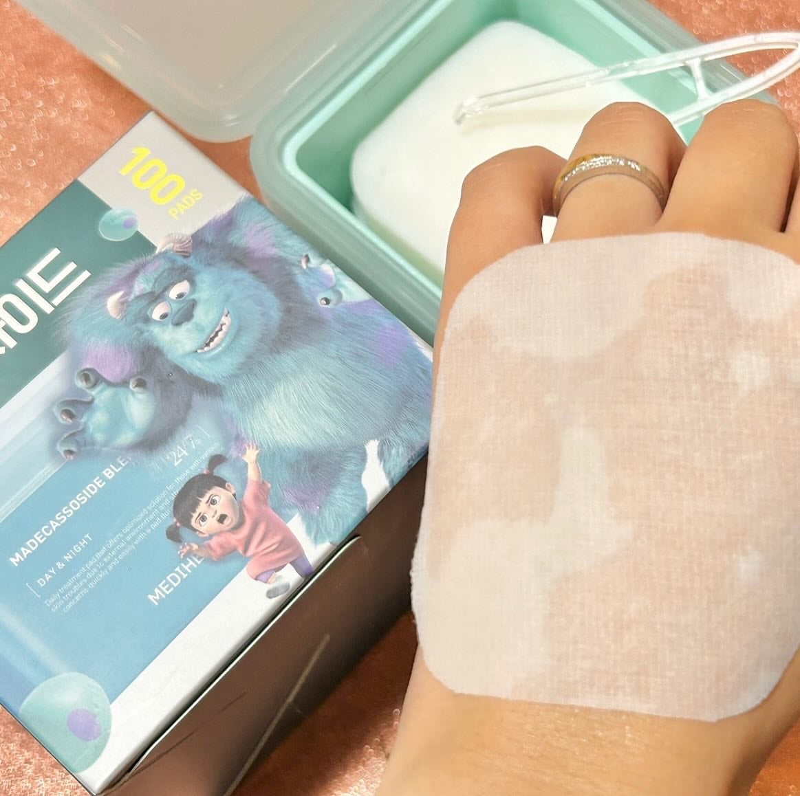 マデカソサイド ブレミッシュパッド/MEDIHEAL/トナーパッドを使ったクチコミ(4枚目)