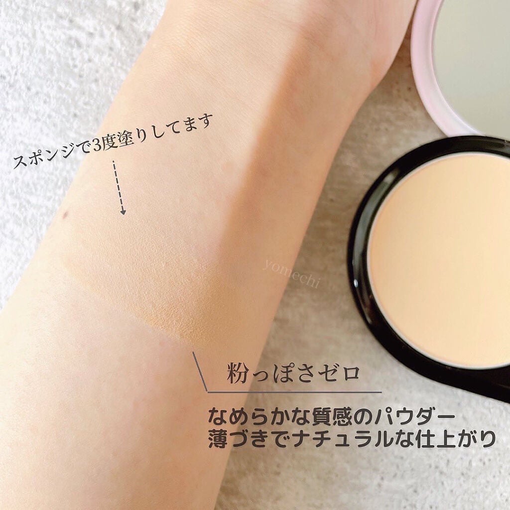 ライトフル C3 ナチュラル シルク パウダーファンデーション/M・A・C/パウダーファンデーションを使ったクチコミ(3枚目)
