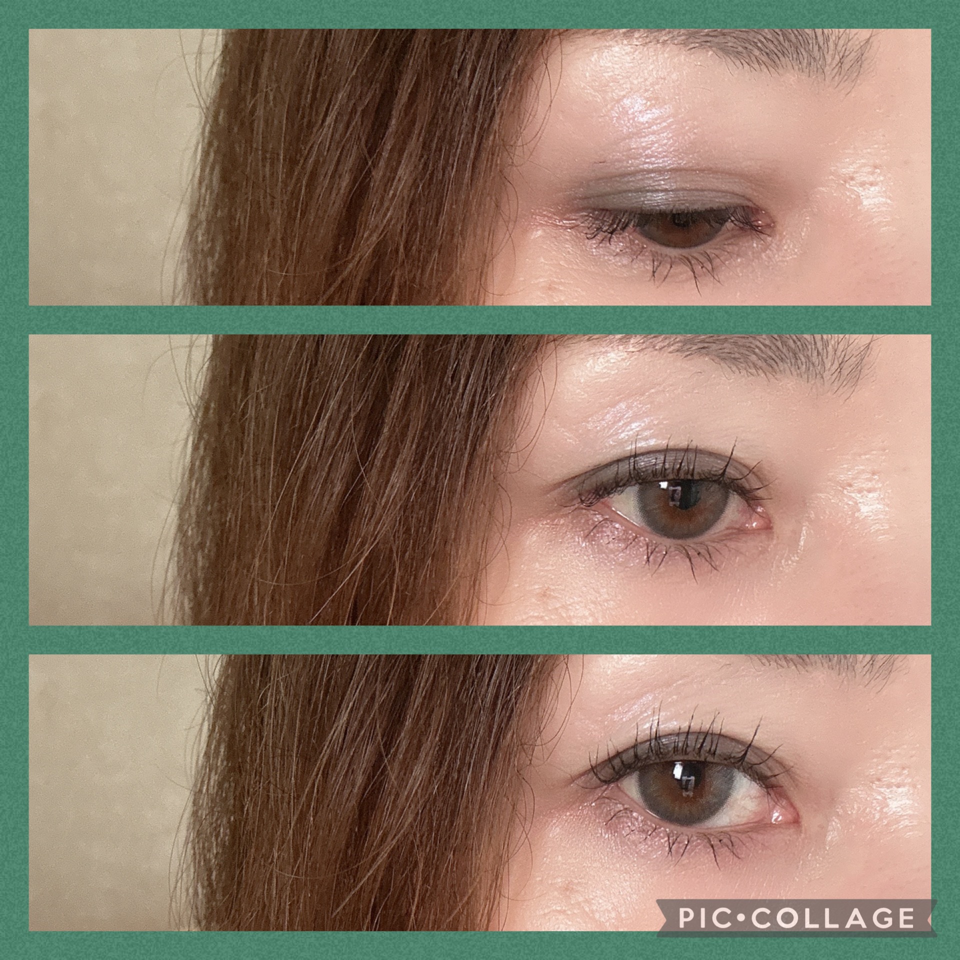 コンスピキュアス アイズ 07 グレイッシュグリーン/Amplitude/アイシャドウパレットを使ったクチコミ（3枚目）