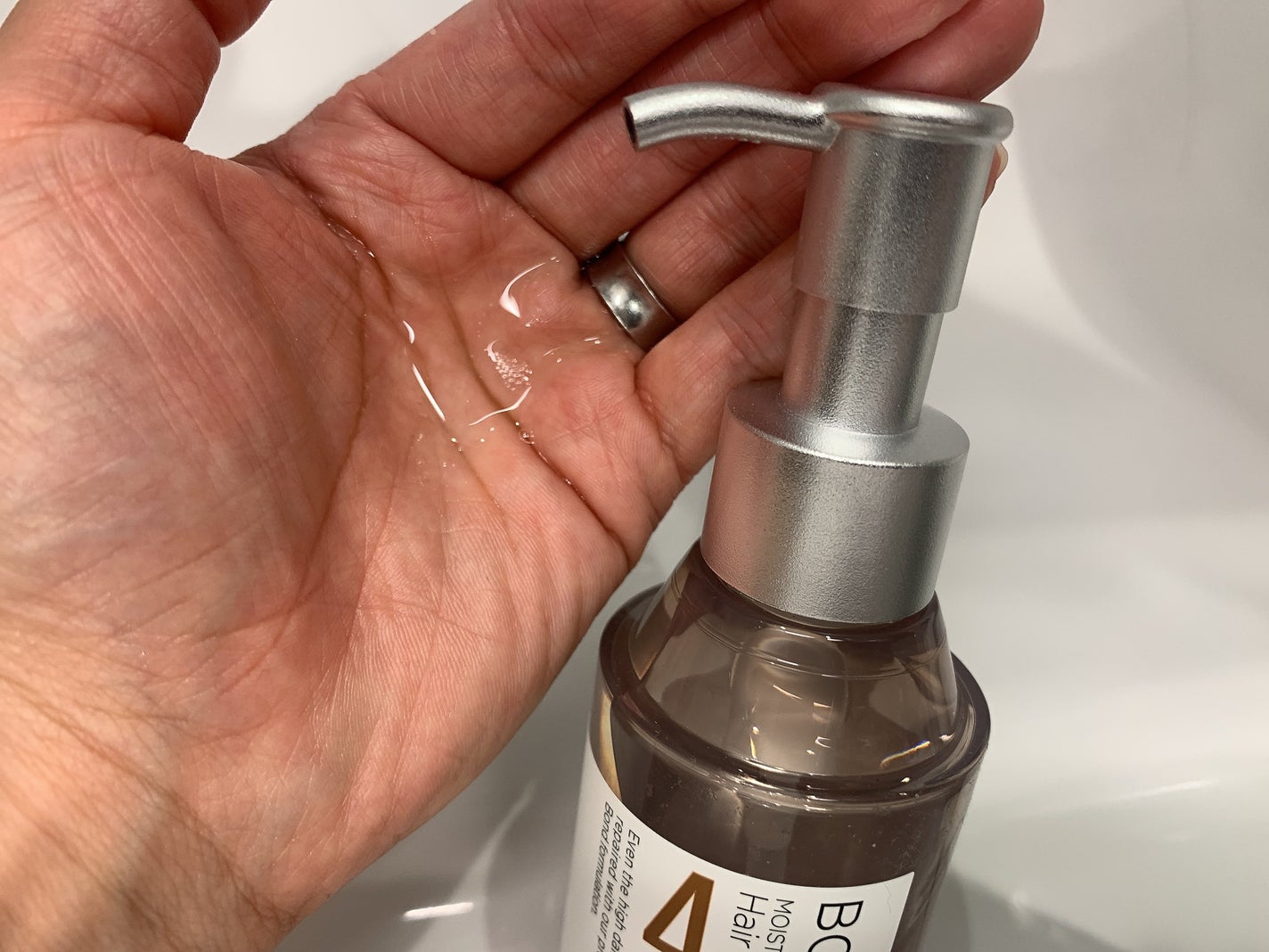 モイスト&ダメージケア プレヘアトリートメント/ボンドプレックス/洗い流すヘアトリートメントを使ったクチコミ(7枚目)