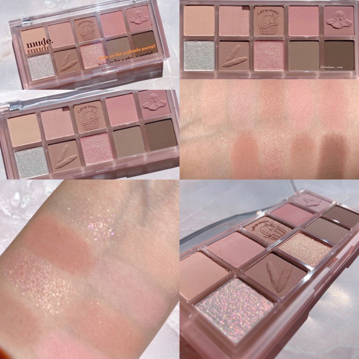 MDショールモーメント アイシャドウパレット/mude./アイシャドウパレットを使ったクチコミ(3枚目)