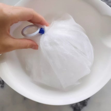 CAC 泡立てネット(ボールタイプ)/CAC/バスグッズを使ったクチコミ(5枚目)