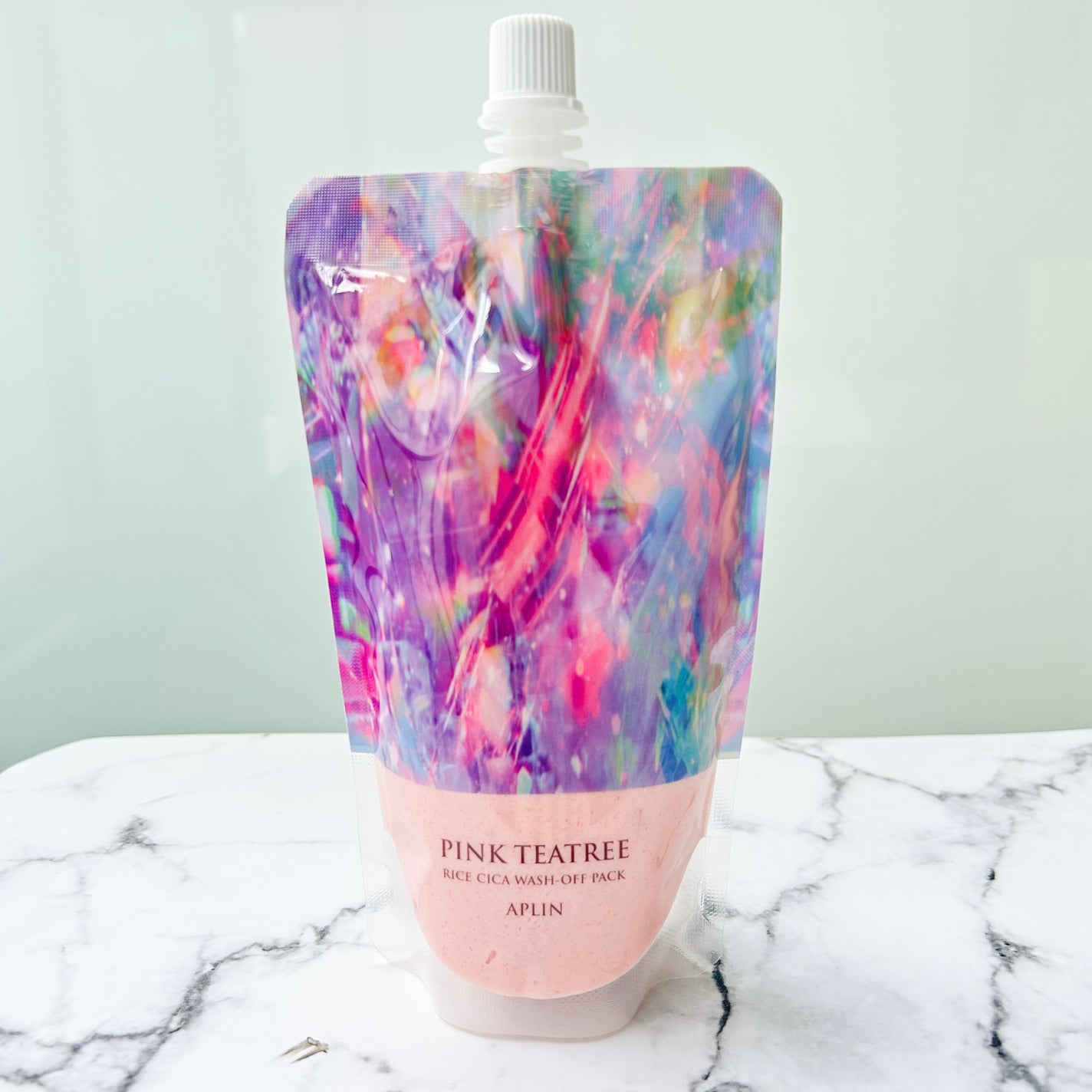 ピンクティーツリーライスシカウォッシュオフパック/APLIN/洗い流すパック・マスクを使ったクチコミ(1枚目)