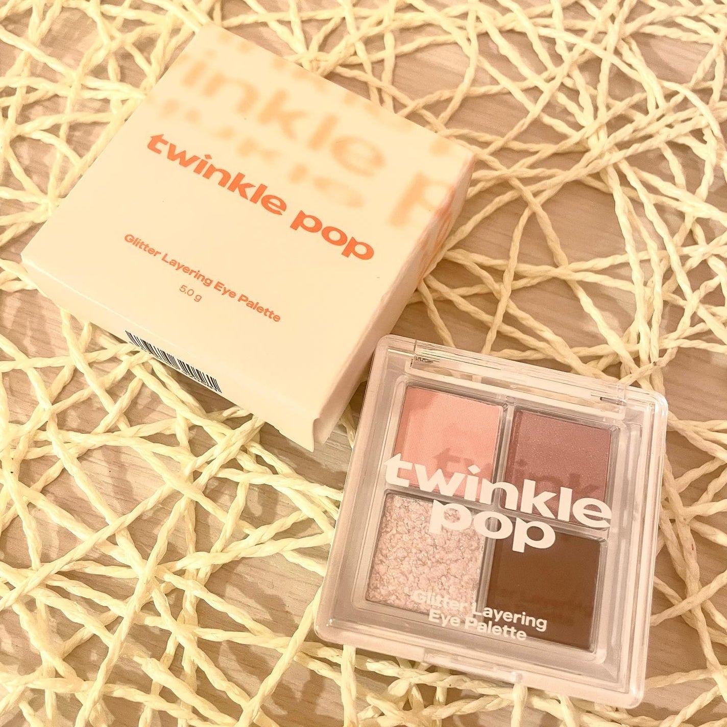 グリッターレイヤリングアイシャドウパレット/TWINKLE POP/アイシャドウパレットを使ったクチコミ(1枚目)