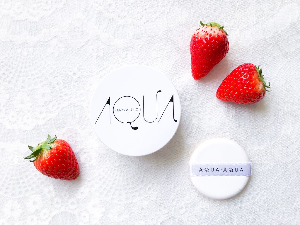 オーガニッククッションコンパクト/アクア・アクア/クッションファンデーションを使ったクチコミ（1枚目）