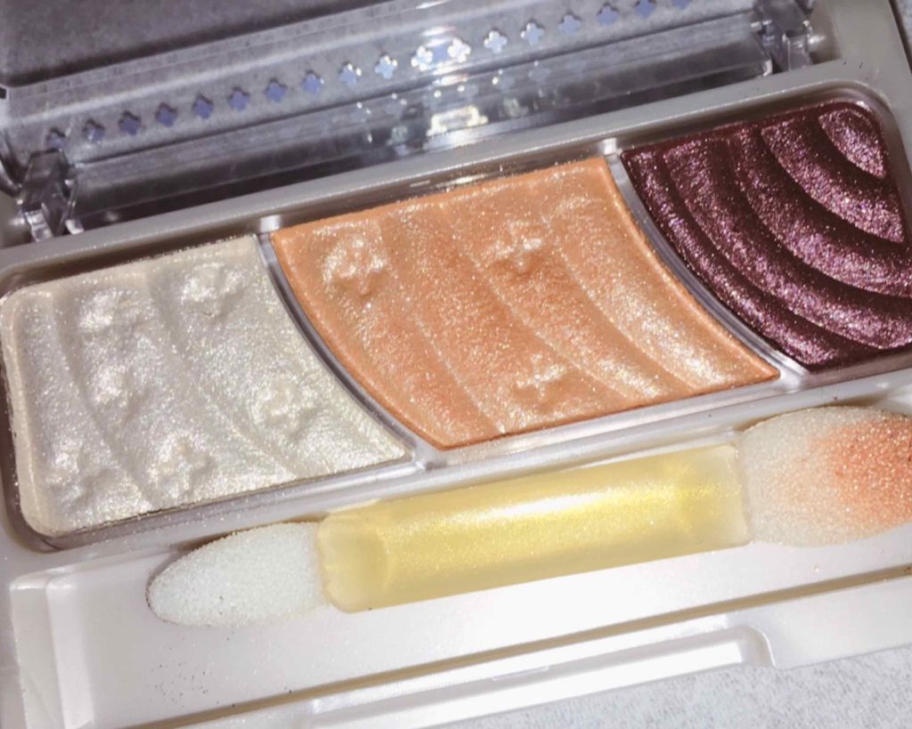 トーンアップアイシャドウ/CEZANNE/アイシャドウパレットを使ったクチコミ(2枚目)