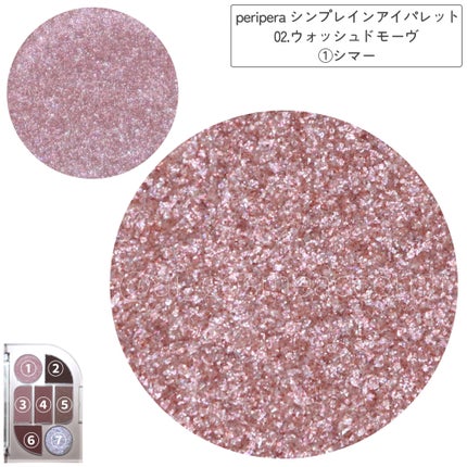 シンプレイン アイパレット/Sim;plain/アイシャドウパレットを使ったクチコミ(3枚目)