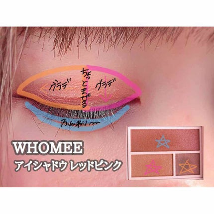 フーミー アイシャドウパレット/WHOMEE/アイシャドウパレットを使ったクチコミ(2枚目)