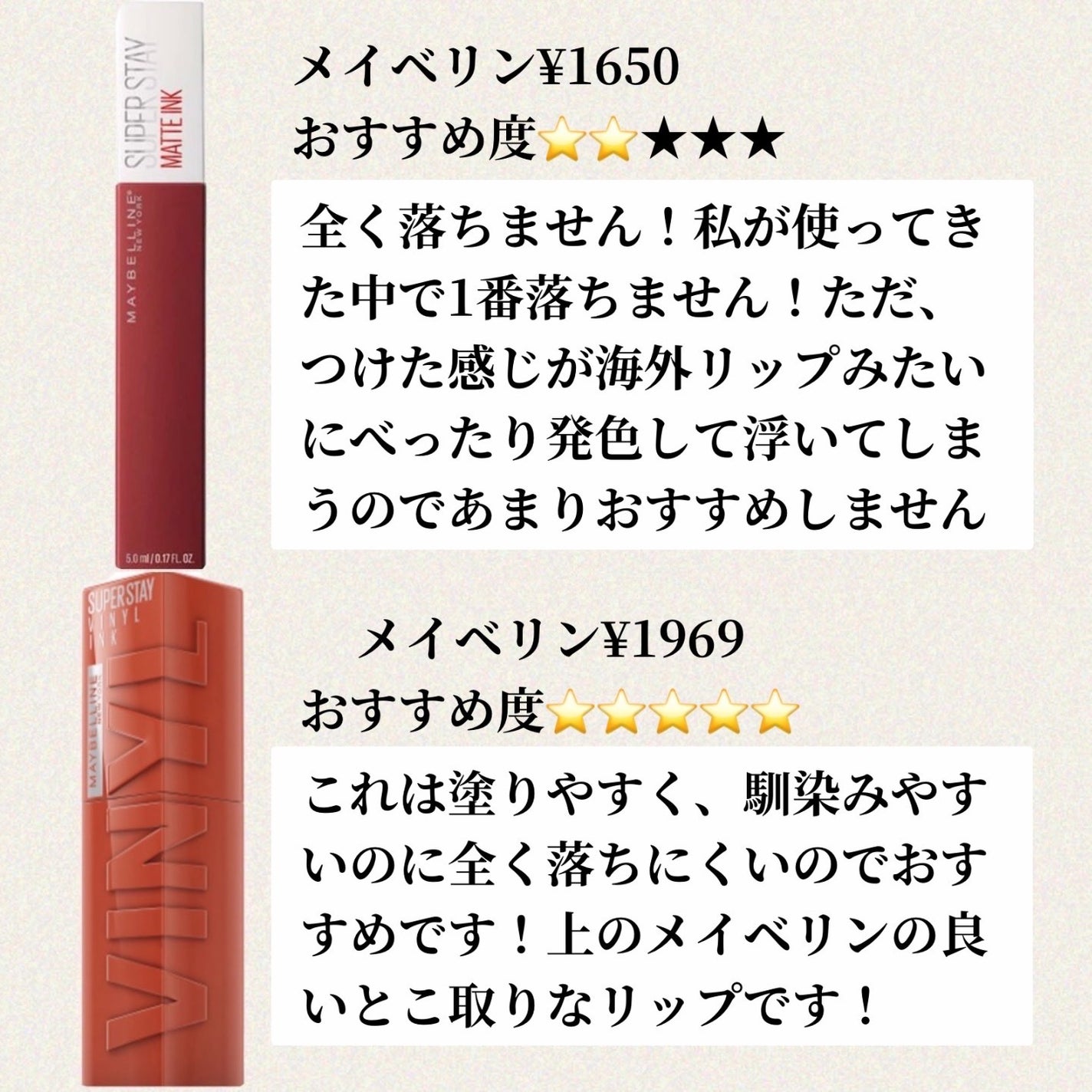 SPステイ マットインク/MAYBELLINE NEW YORK/口紅を使ったクチコミ(4枚目)