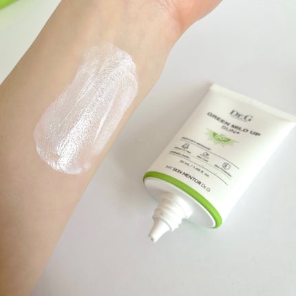 グリーンマイルドアップサンプラス/Dr.G/日焼け止めクリームを使ったクチコミ(4枚目)